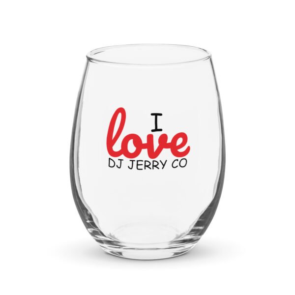 Stemless wine glass