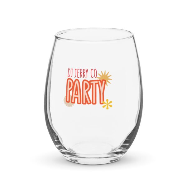 Stemless wine glass