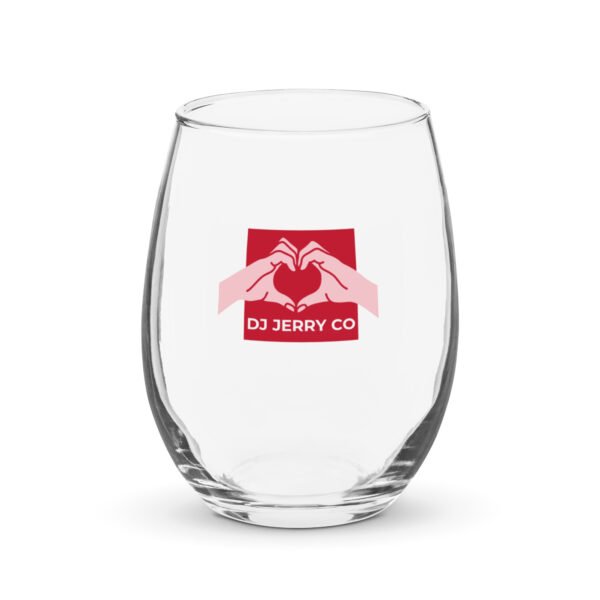 Stemless wine glass